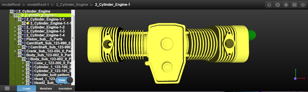 CAD Scene Graph Viewer